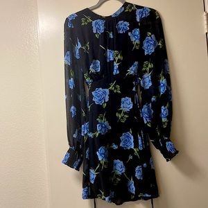 FREE PEOPLE Samantha Lace Up Mini Dress